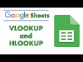 Google Sheets Formulas: VLOOKUP and HLOOKUP
