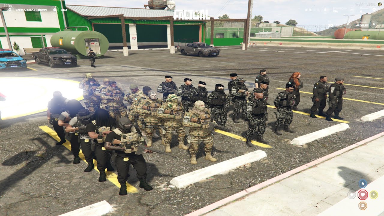 LIVE ON GTA RP 🔴 [+18] [FACTUAL RP] 🔴 MELHOR DIA 🔴 DIA DE TIRO E TODO ...