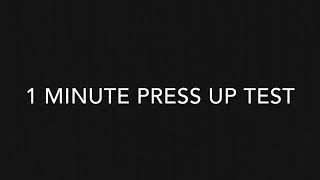 VIRTUAL SPORTS WEEK - 1 MINUTE PRESS UP TEST