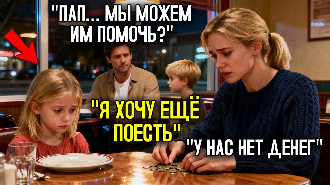 МИЛЛИАРДЕР ведёт сына на ужин — и замечает БЕДНУЮ маму, делящую ОДНО блюдо… затем он делает