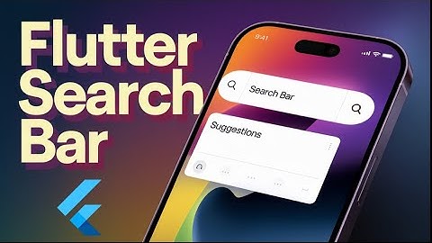 Build a Search Bar in Flutter Using StandardSearchBar Package | Full Guide 2025 🔍📱