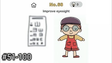 IMPROVE EYESIGHT | 🧠 BRAIN OUT LEVELS ANSWERS LEVEL 51 - 100 GAMEPLAY