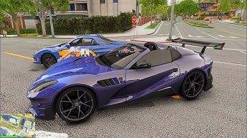 GTA 5 Stunning NEXT-GEN Graphics Mod With Vegetation Overhaul Ultra Settings - FERRARI & MITSUBISHI