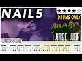 NAIL5 (DRUMS ONLY) - Wage War | DRUM SCORE Sheet Music | #707 DRUMSCRIBE