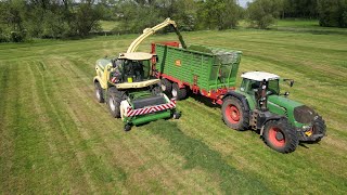 Grasernte 2025 | 1. Schnitt häckseln | Krone Big X 780 | Agrarservice Hein