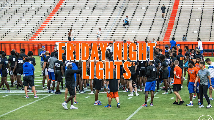 Florida gators friday night lights 2023