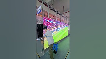 Technicians perform aging tests on LED screens every day. #eagerled #ledvideowall #leddisplay
