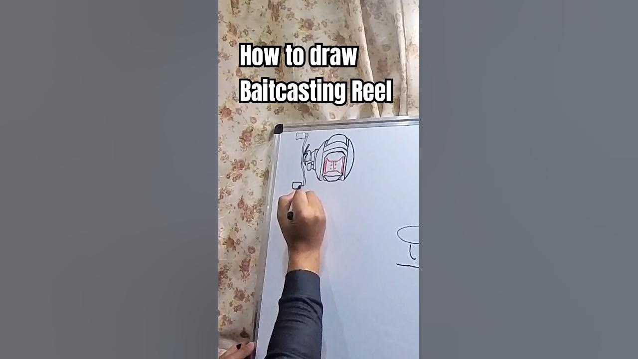 Baitcasting Reel Drawing #baitcastingreel #baitcasting #baitcaster