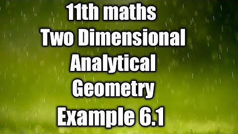 11th maths example 6.1