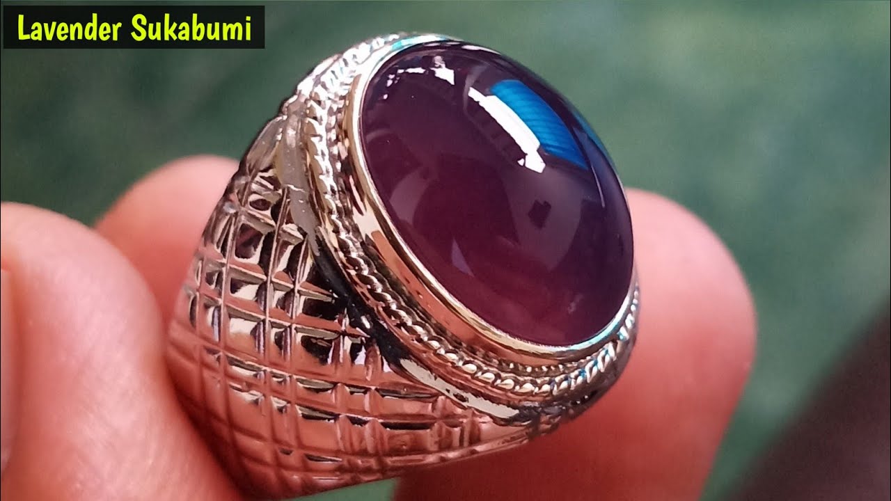 Deep Purple Chalcedony | batu lavender sukabumi - YouTube
