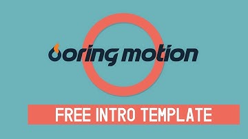 Top 5 Free 2D Simple Intro Templates | After Effects Free Template Download