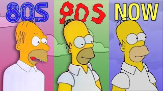 The Art Evolution of The Simpsons