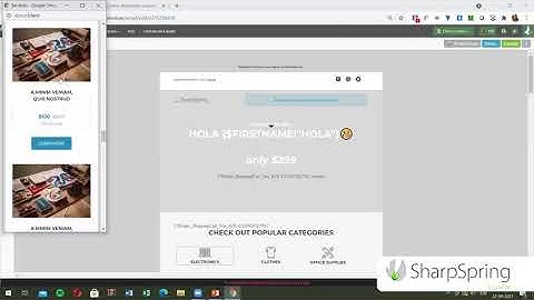 Como enviar correos electronicos (SharpSpring)