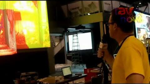 InfoComm 2011: Christie Gives rAVe a Pre-Show Demo of their Projection Mapping System