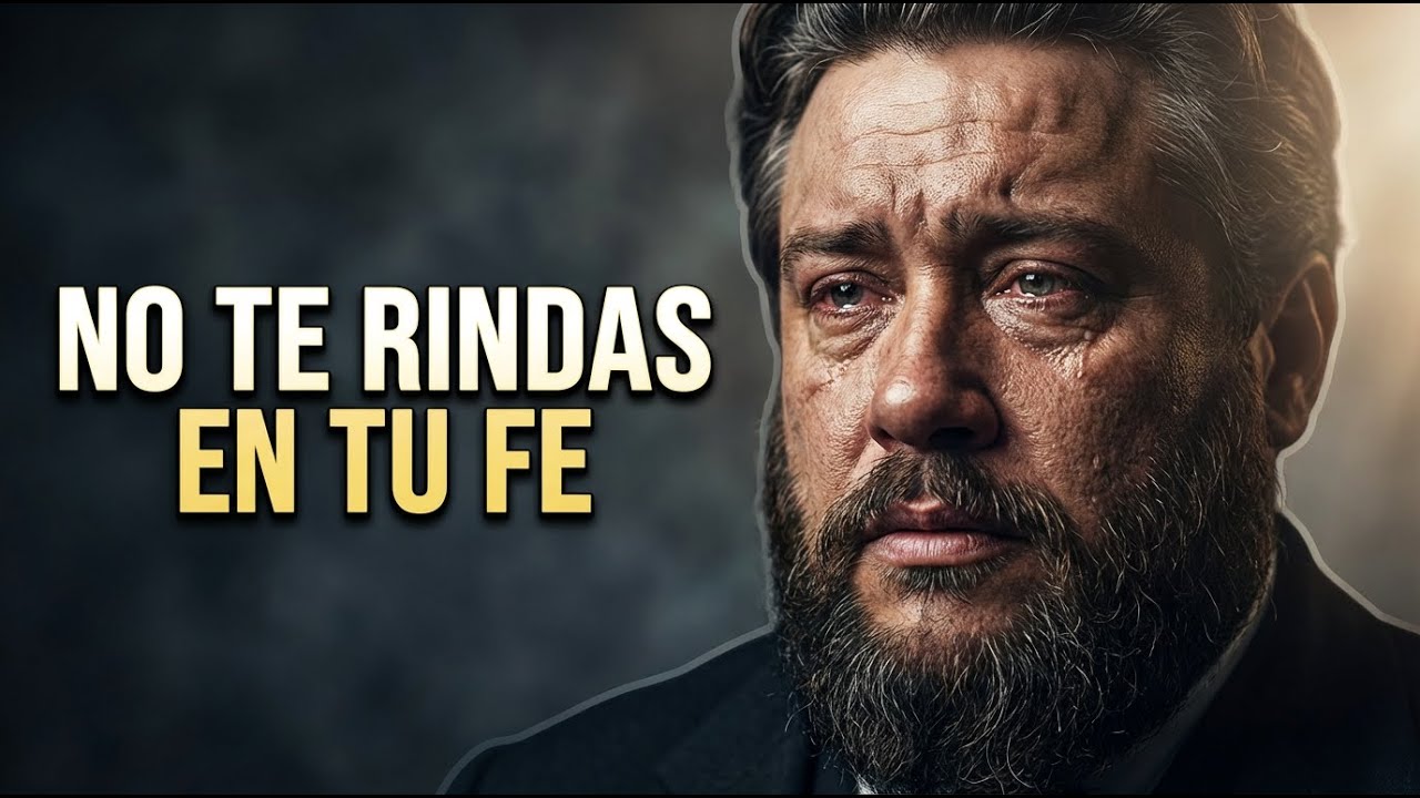 NO TE RINDAS EN TU FE | Charles Spurgeon Enseñanzas 2025 – Persevera Aunque Llores
