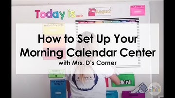 Morning Meeting Setup for Self-Contained Special Ed | Simple Visual Calendar Routine for Kids