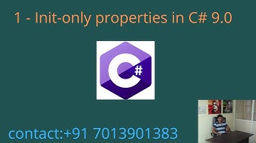 Init-only properties in C# 9.0 - 1