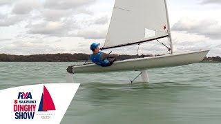 Incredible Foiling Laser  Taking off at Southampton Water Activities Centre   Flying Boat