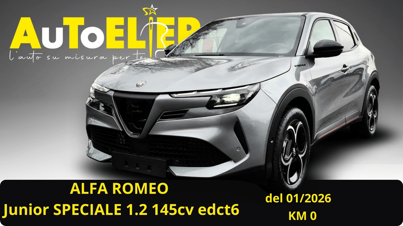 ALFA ROMEO Junior 1.2 ibrida Speciale 145cv edct6 del 2026