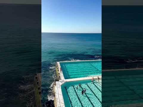 Bondi beach in Sydney, Australia 🇦🇺 #australia #travel #travelvlog #nature #beach