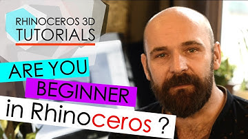 Are you a beginner? Learn Rhino 3d step by step and start modeling right away!