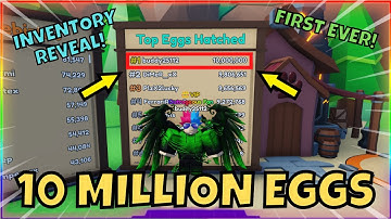 The FIRST Person To Reach 10 MILLION Eggs In MS2! Inventory Reveal And More | Mining Simulator 2