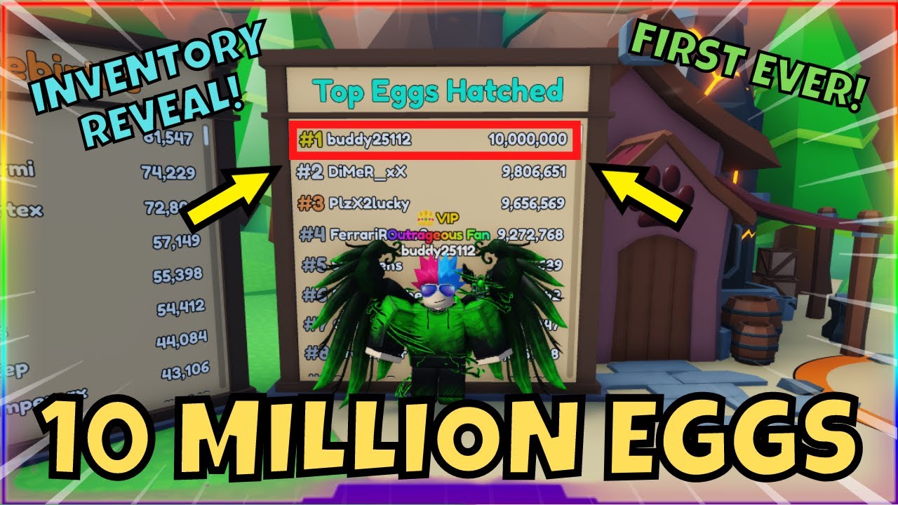 The FIRST Person To Reach 10 MILLION Eggs In MS2! Inventory Reveal And