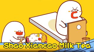 The Ingredients Used To Make Shao Xiancao Milk Tea Are Absolutely Satisfying!#funnyanimation