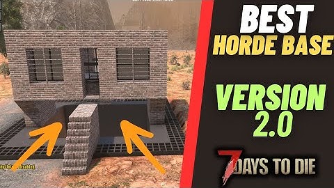 Dominate 7 days to die 2.0 Storms brewing with this unique horde base!