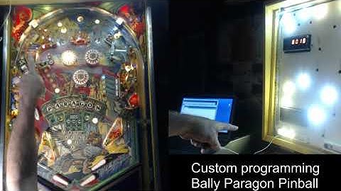 Bally Paragon Pinball - Custom Arduino-Powered Pinball Code Update - PinballHelp.com