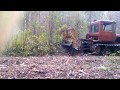 Мульчер  на базе трактора ДТ-75 для удаления деревьев и пней