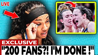 Angel Reese DEVASTATED as Only 200 Fans Show Up After Caitlin Clark Incident!