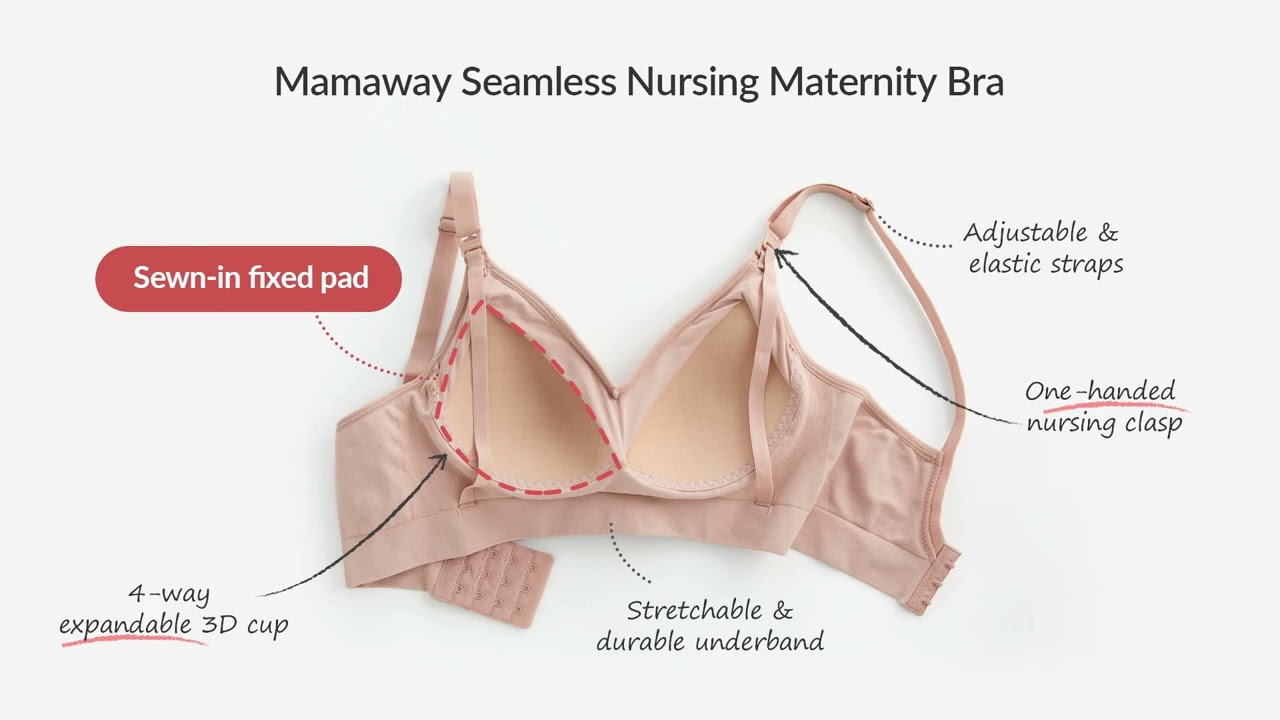 Mamaway Seamless Nursing Maternity Bra