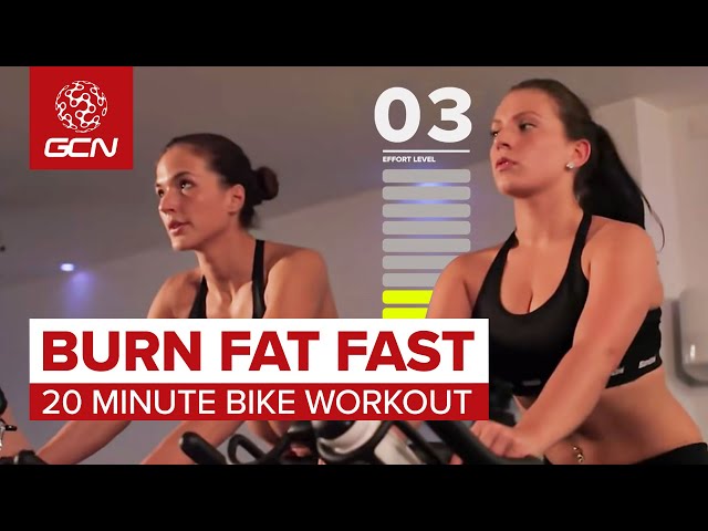 Burn Fat Fast: 20 Minute Bike Workout class=