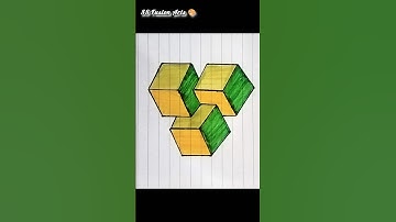 geometrical drawing, #trending #art #easydrawing #geometrydash #tutorial #relaxing #shorts #cube