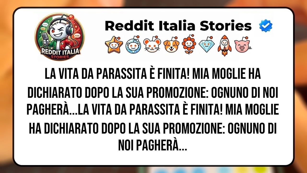 Quando mia moglie è tornata a casa con la promozione, pensavo che avremmo festeggiato con una cena. Cinque minuti dopo, mi ha guardato dritto negli occhi e ha detto: «La tua vita da parassita è...