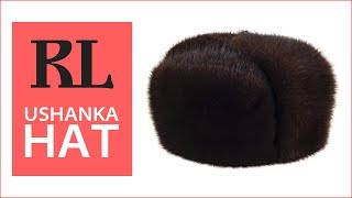 Muskrat Fur Winter Trapper Hat