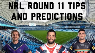 NRL Telstra Premiership Round 11 Tips and Predictions