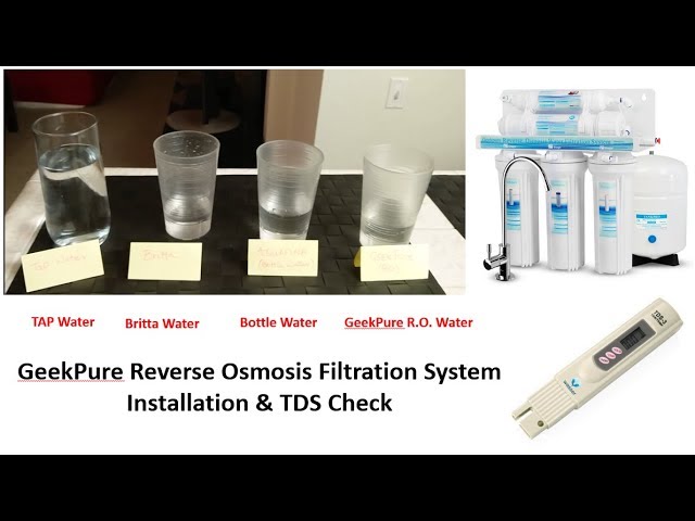 Geekpure 5-Stage Reverse Osmosis Drinking Water Filtration System with Quick Change Twist Filters-75GPD Geekpure 5-Stage Reverse Osmosis Drinking Water Filtration System with Quick Change Twist Filters-75GPD