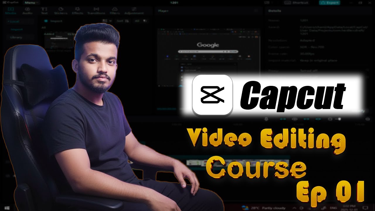 CapCut Video Editing Tutorial (සිංහල) Ep 01 Basic To Advance | සරලව මුල ...