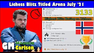 Details Highest Blitz Rating Ever (3133) On Lichess Set By Magnus Carlsen. News