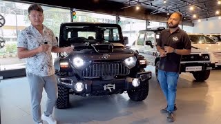 India’s First Mahindra thar with panoramic sunroof