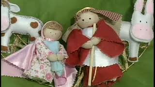 COMO HACER UN NACIMIENTO CON RETAZOS DE TELA