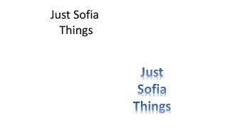 #Sofia Chwe  Just Sofia things