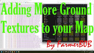 How to add more ground textures to your FS22 or FS19 Map