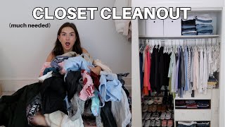 MASSIVE closet cleanout + organization 2023!!!