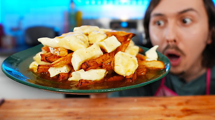 Ma recette de poutine