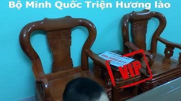 Bàn Giao xong Bộ Minh Quốc Triện Cột 10 Gỗ Hương Đỏ Lào VÍP. A Vinh - Hà Nội