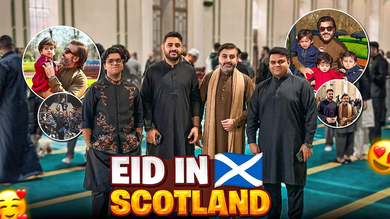 Eid Celebration In Glasgow | Ireland to Scotland Travel | Chand Raat |Namaz | Eidi Enjoy | Vlog 2026
