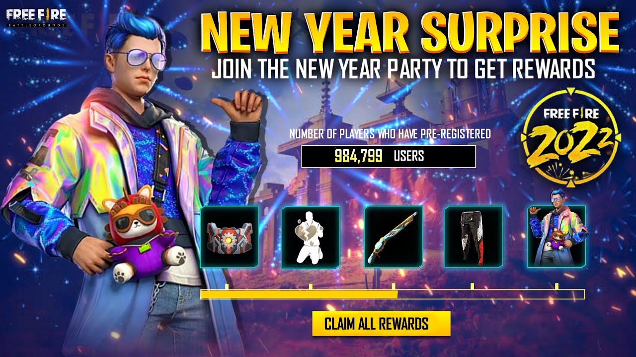 FREE FIRE NEW EVENT | NEW YEAR EVENT FREE REWARDS | 1 JANUARY NEW EVENT | FREE FIRE 1 JANUARY EVENT
